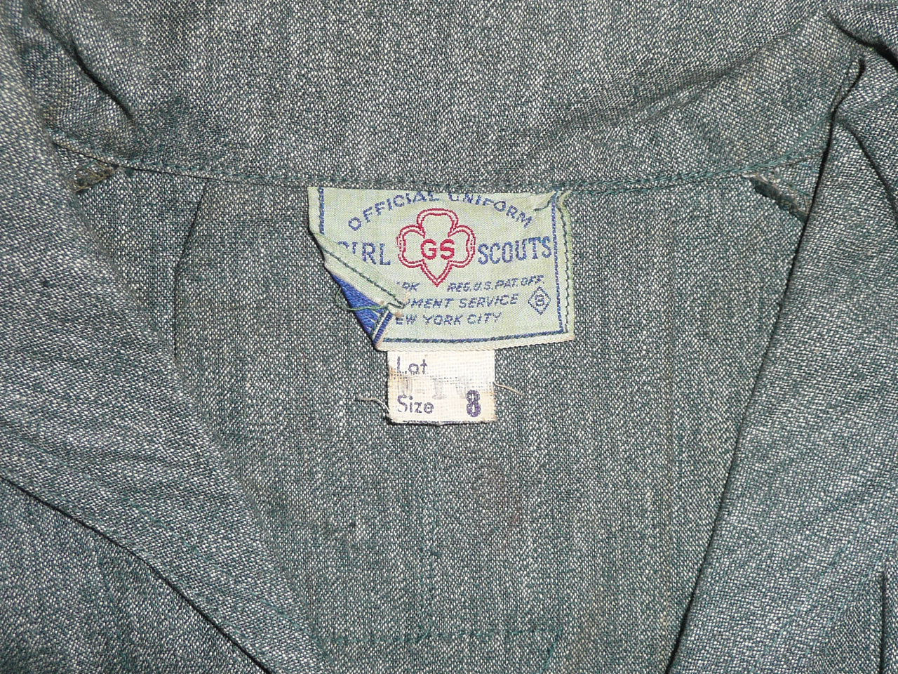 1930's Girl Scout Uniform , size 8, GS6