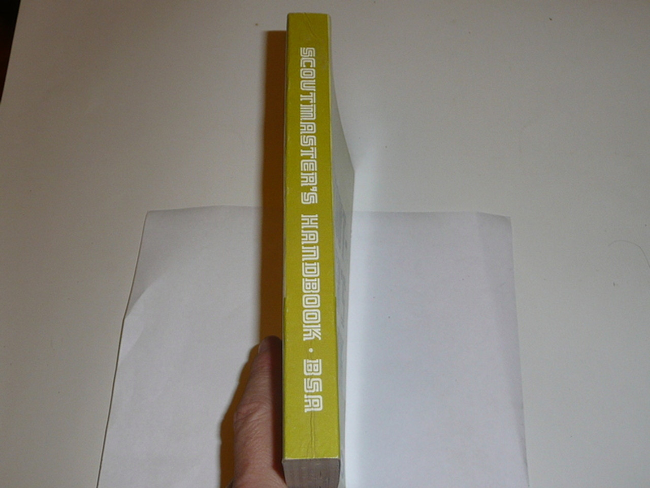 1972 Scoutmasters Handbook, Sixth Edition, First Printing, name on upper right of cover otherwise Mint Condition (stock photo)