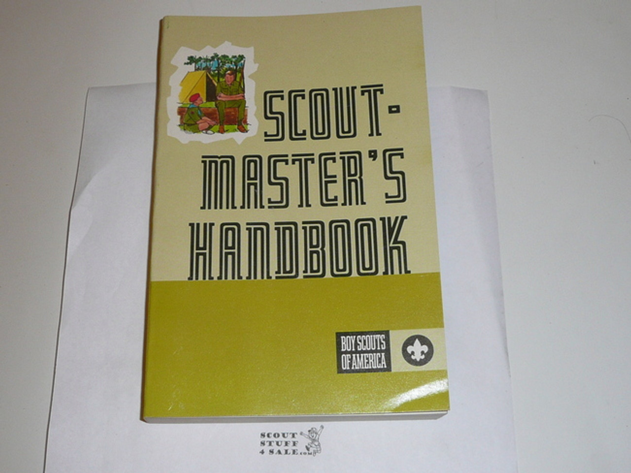 1973 Scoutmasters Handbook, Sixth Edition, Third Printing but marked first, MINT Condition