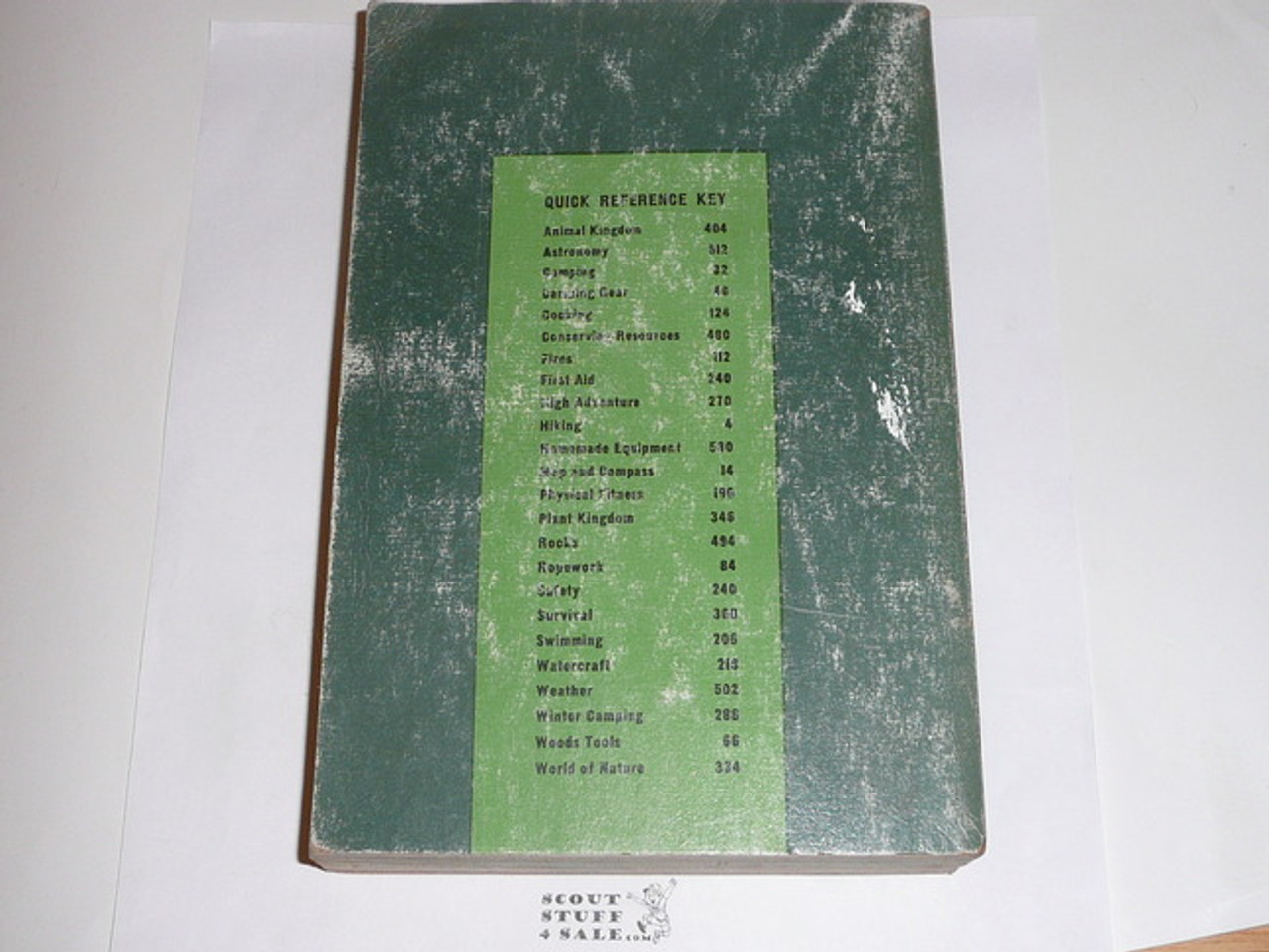 1972 Boy Scout Field Book, Second Edition, lightly used condition