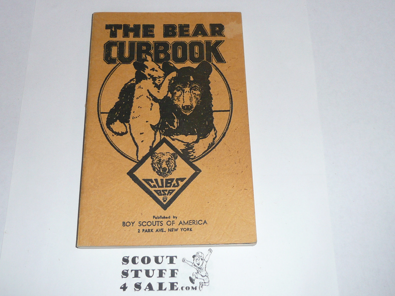 1938 Bear Cub Scout Handbook, 3-41 printing, MINT condition