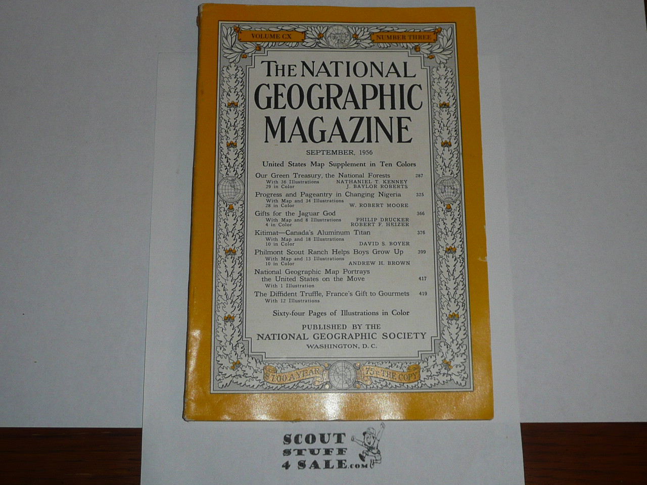 1956 Philmont Scout Ranch Helps Boys Grow Up National Geographic Magazine 17 page article