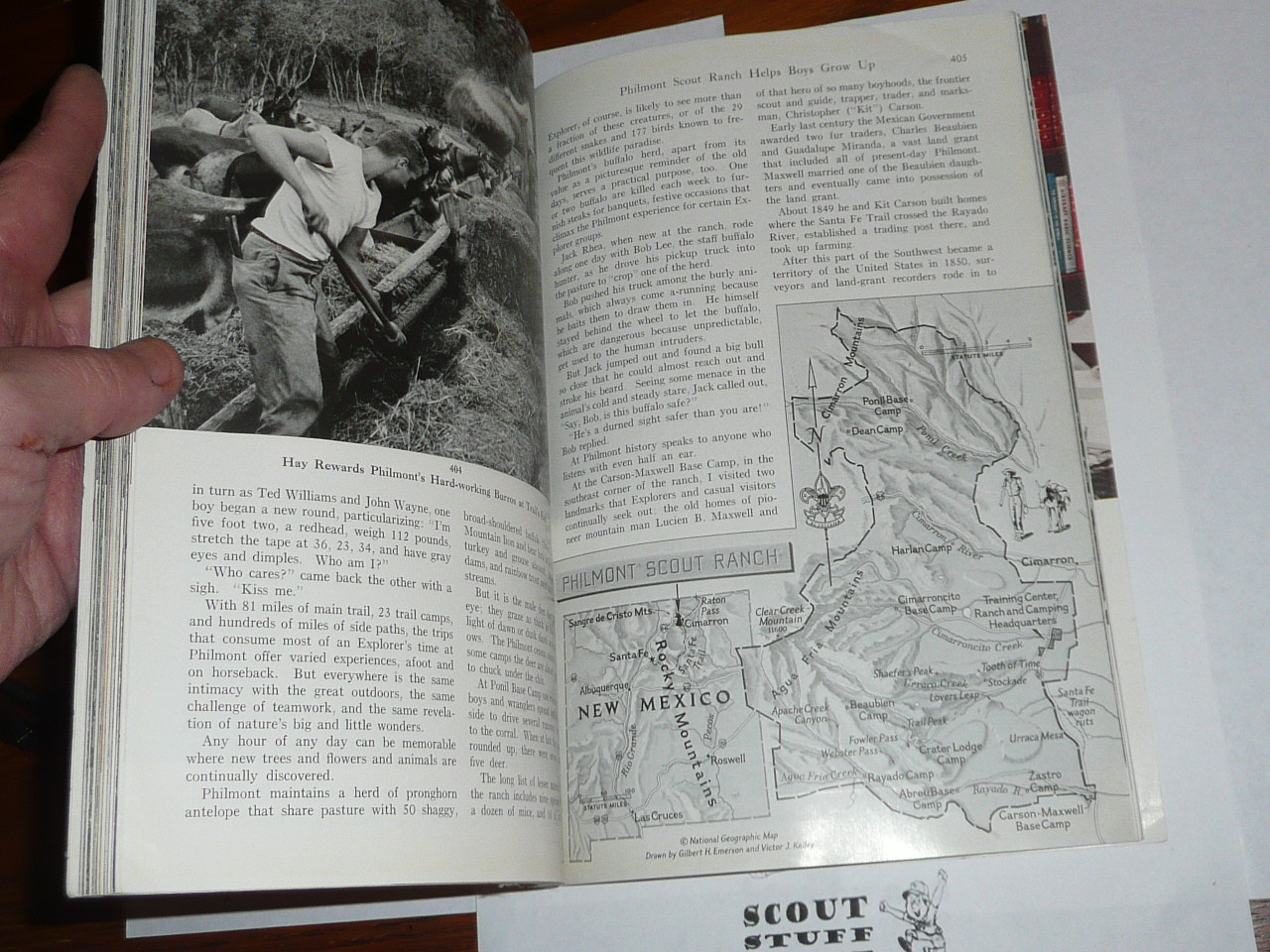 1956 Philmont Scout Ranch Helps Boys Grow Up National Geographic Magazine 17 page article