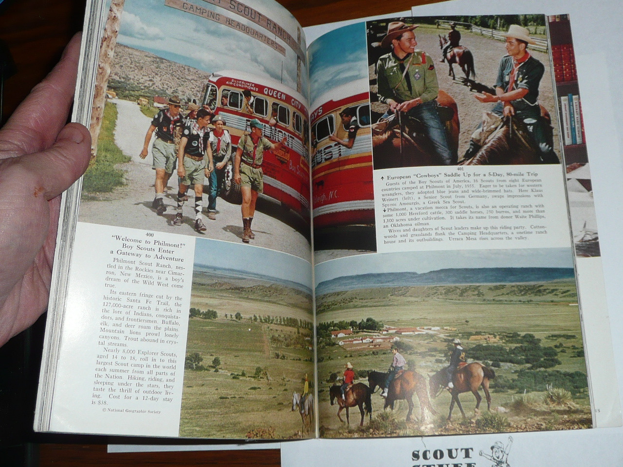 1956 Philmont Scout Ranch Helps Boys Grow Up National Geographic Magazine 17 page article