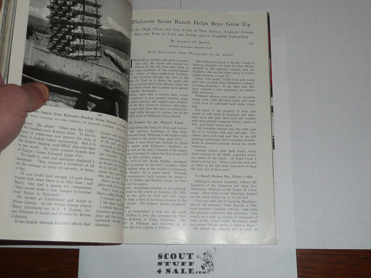 1956 Philmont Scout Ranch Helps Boys Grow Up National Geographic Magazine 17 page article
