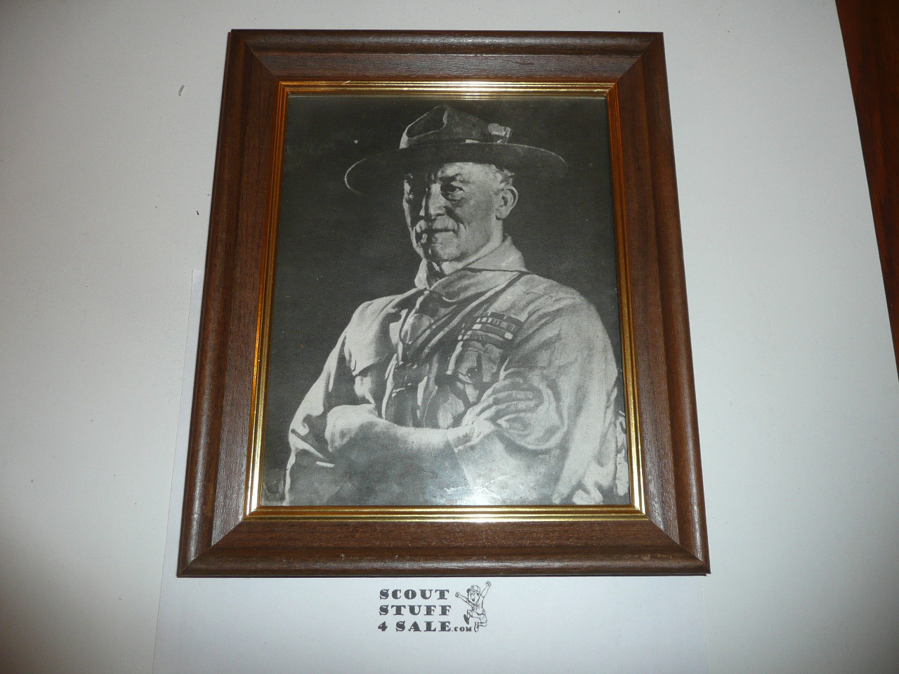 Baden Powell 8x10" Framed Picture