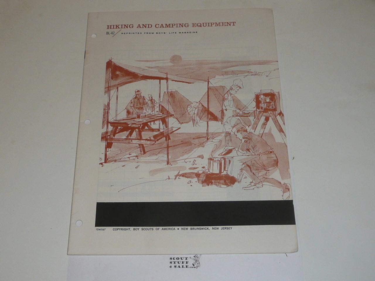 Hiking and Camping Equipment Boys' Life Reprint #BL-42, 1-69 Printing