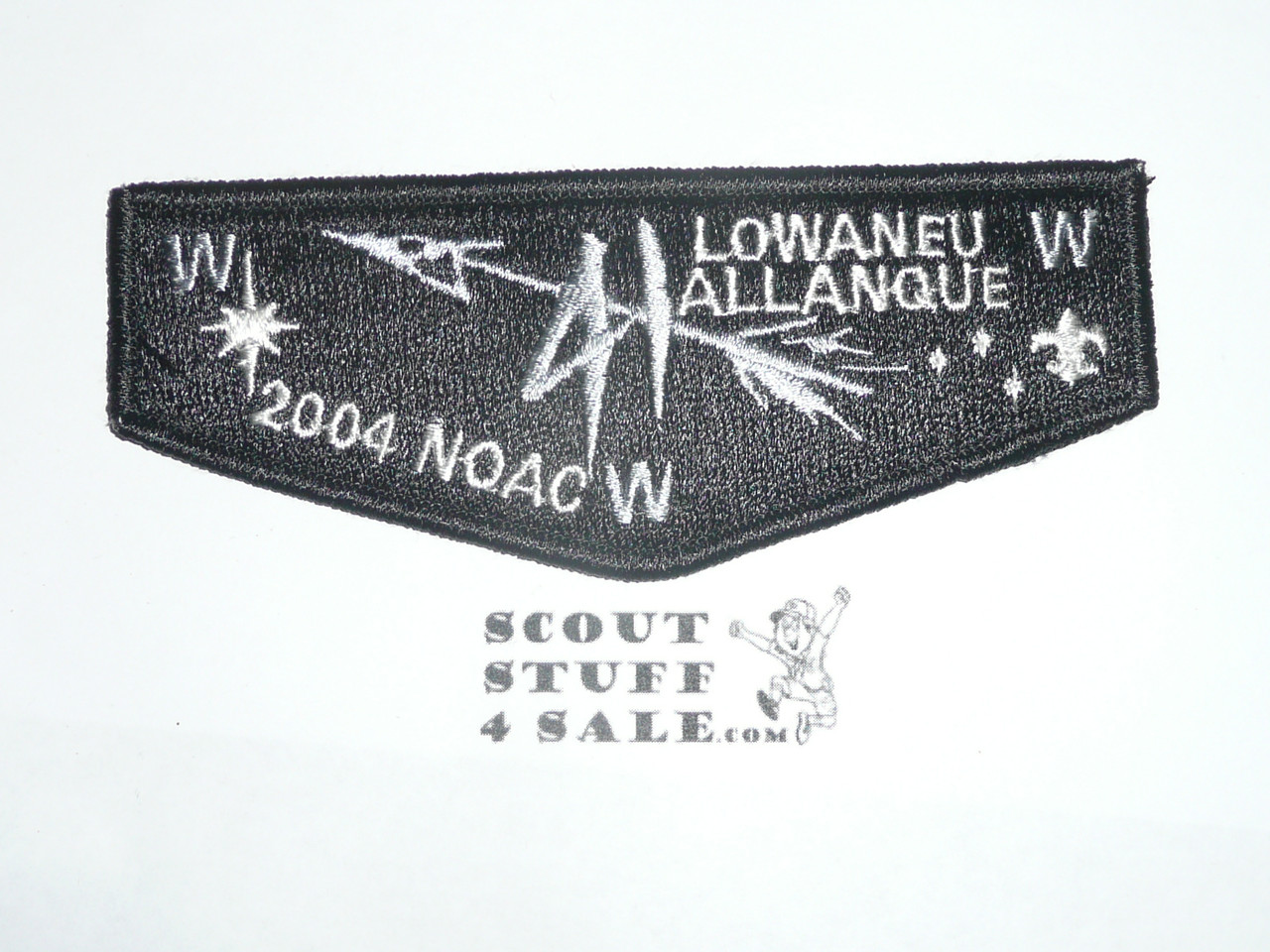 Order of the Arrow Lodge #41 Lowaneu Allanque s23 2004 NOAC Flap Patch