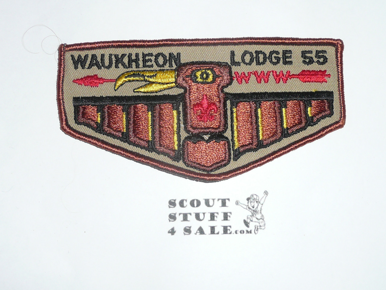 Order of the Arrow Lodge #55 Waukheon f5 Flap Patch