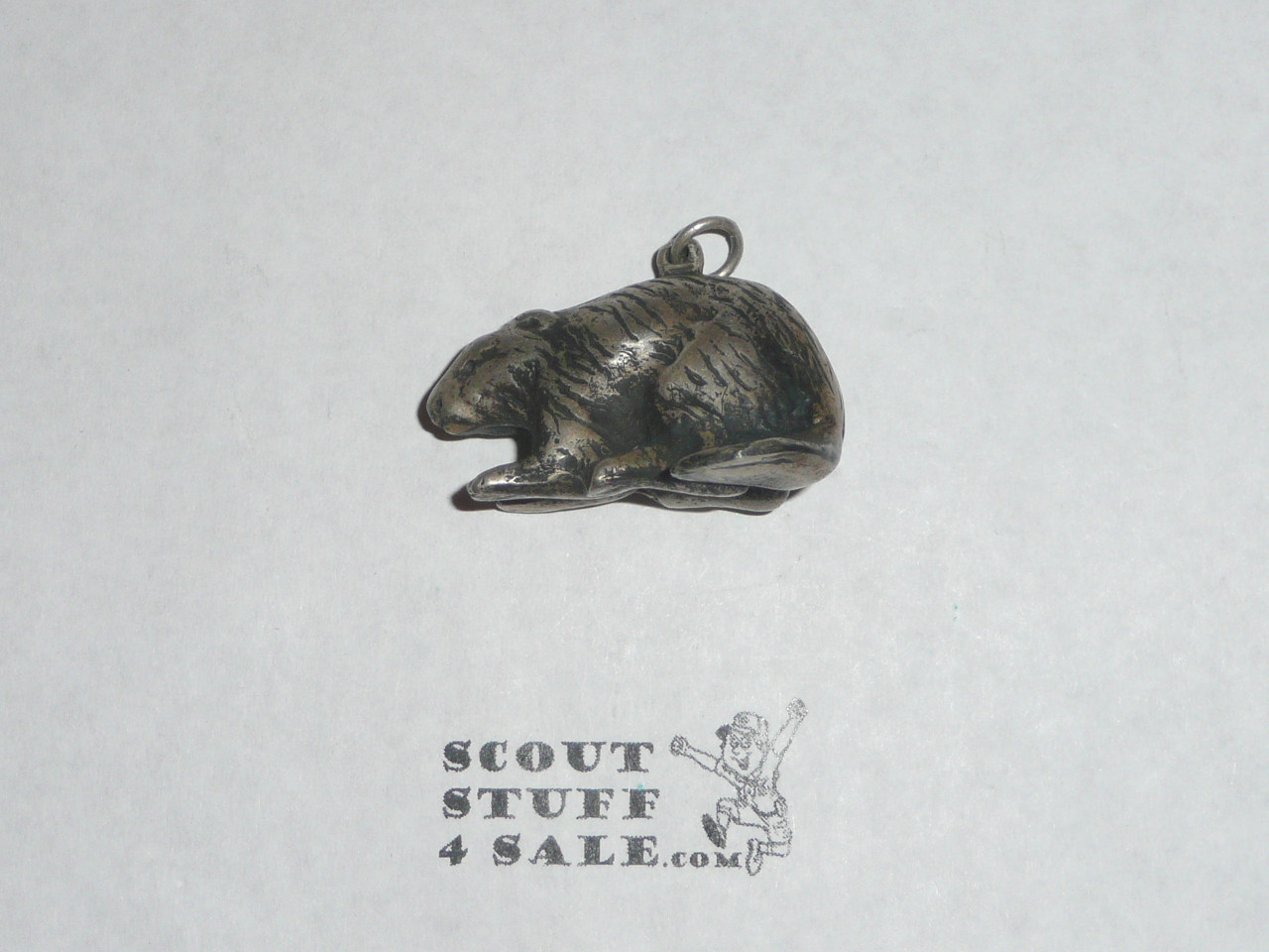 1931 Silver Beaver Award, Type 1, Very RARE, 34mm pendant, Pendant ONLY