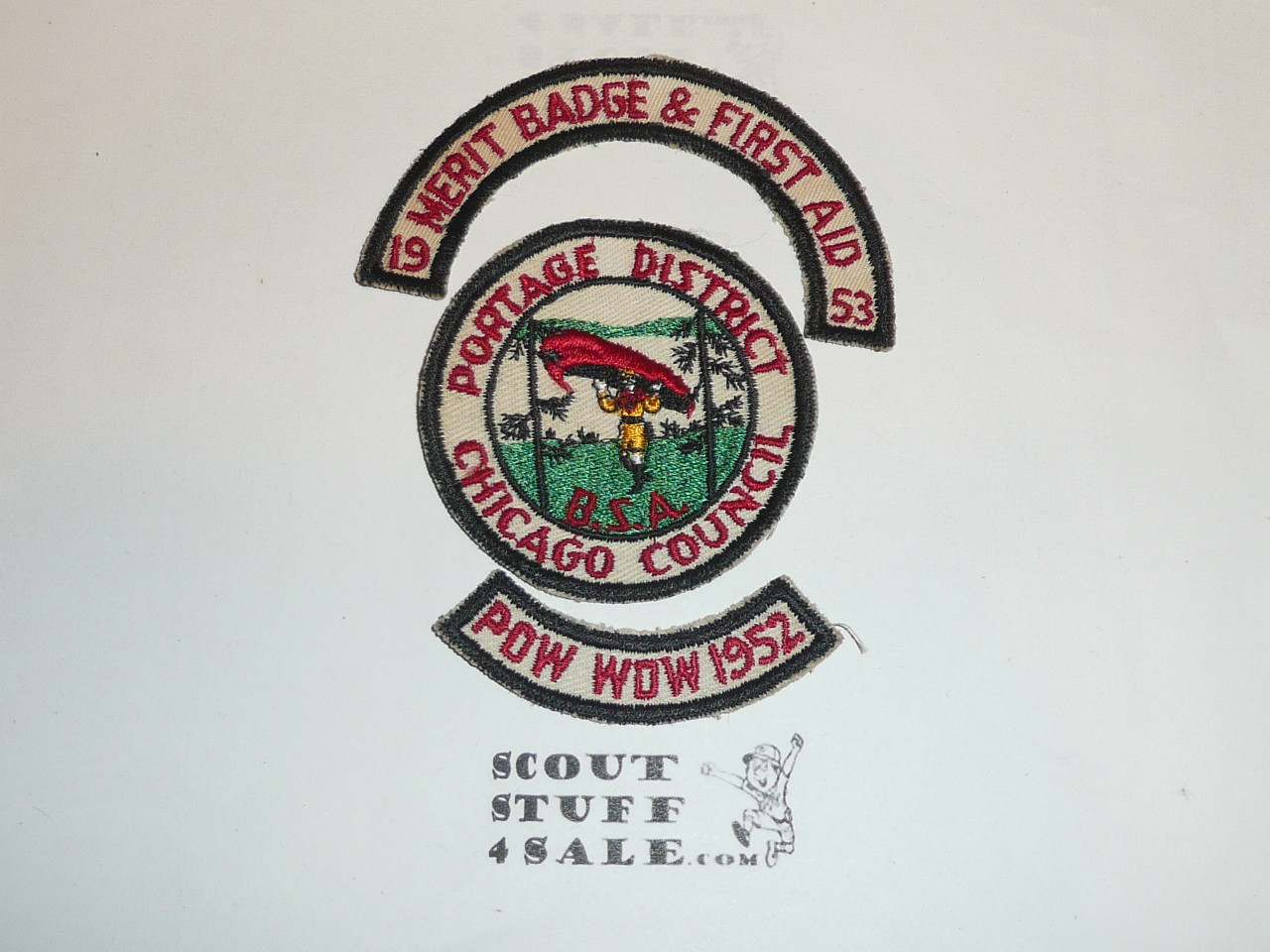 Portage District Patch, Chicago Council, with two 1950's segments
