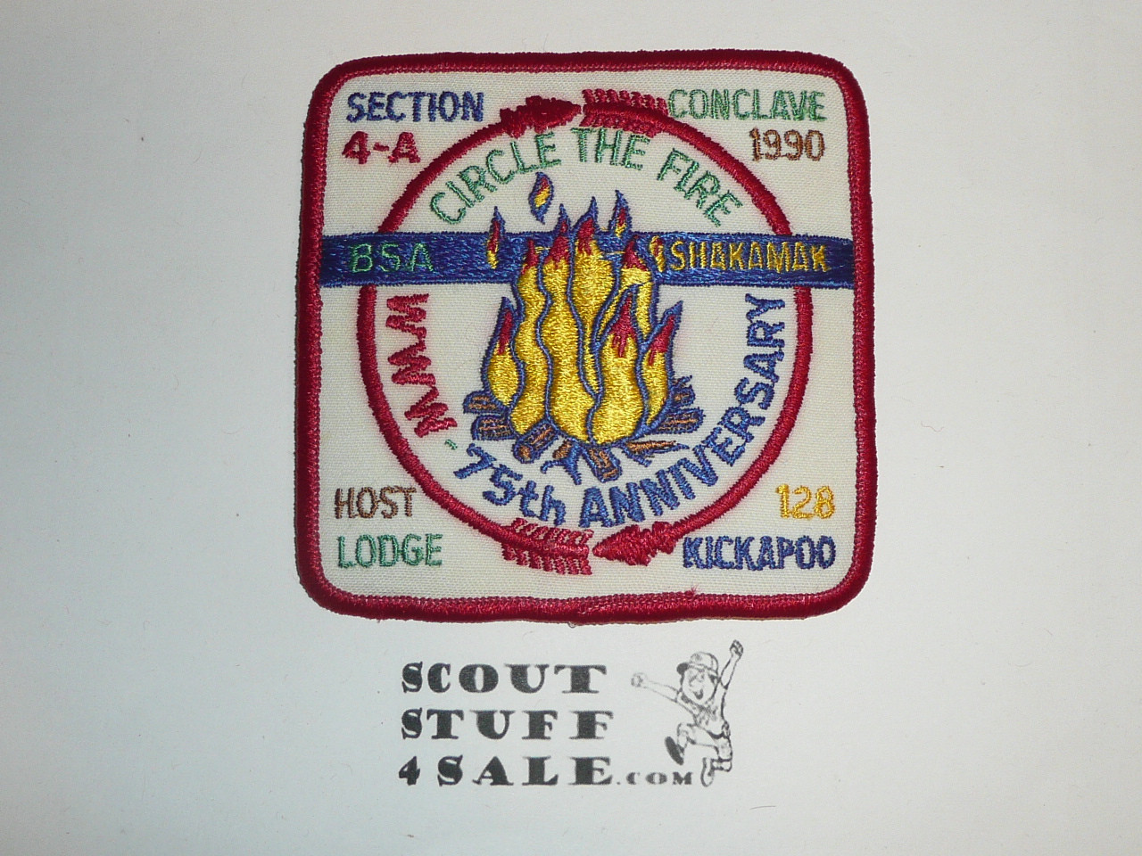 Section EC 4A 1990 O.A. Conference Patch - Scout