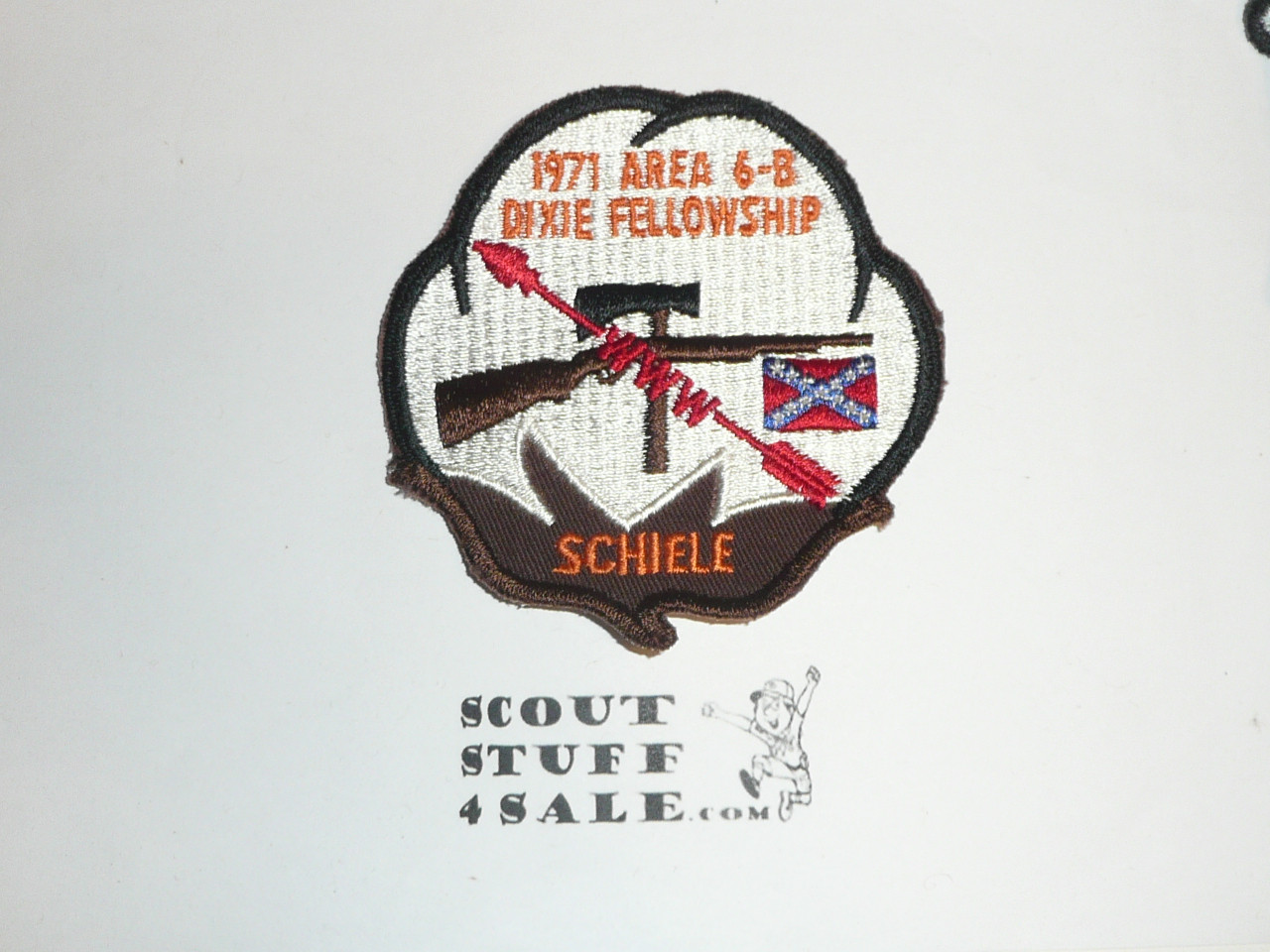 Area 6B 1971 Order of the Arrow Dixie Fellowship Patch - Scout