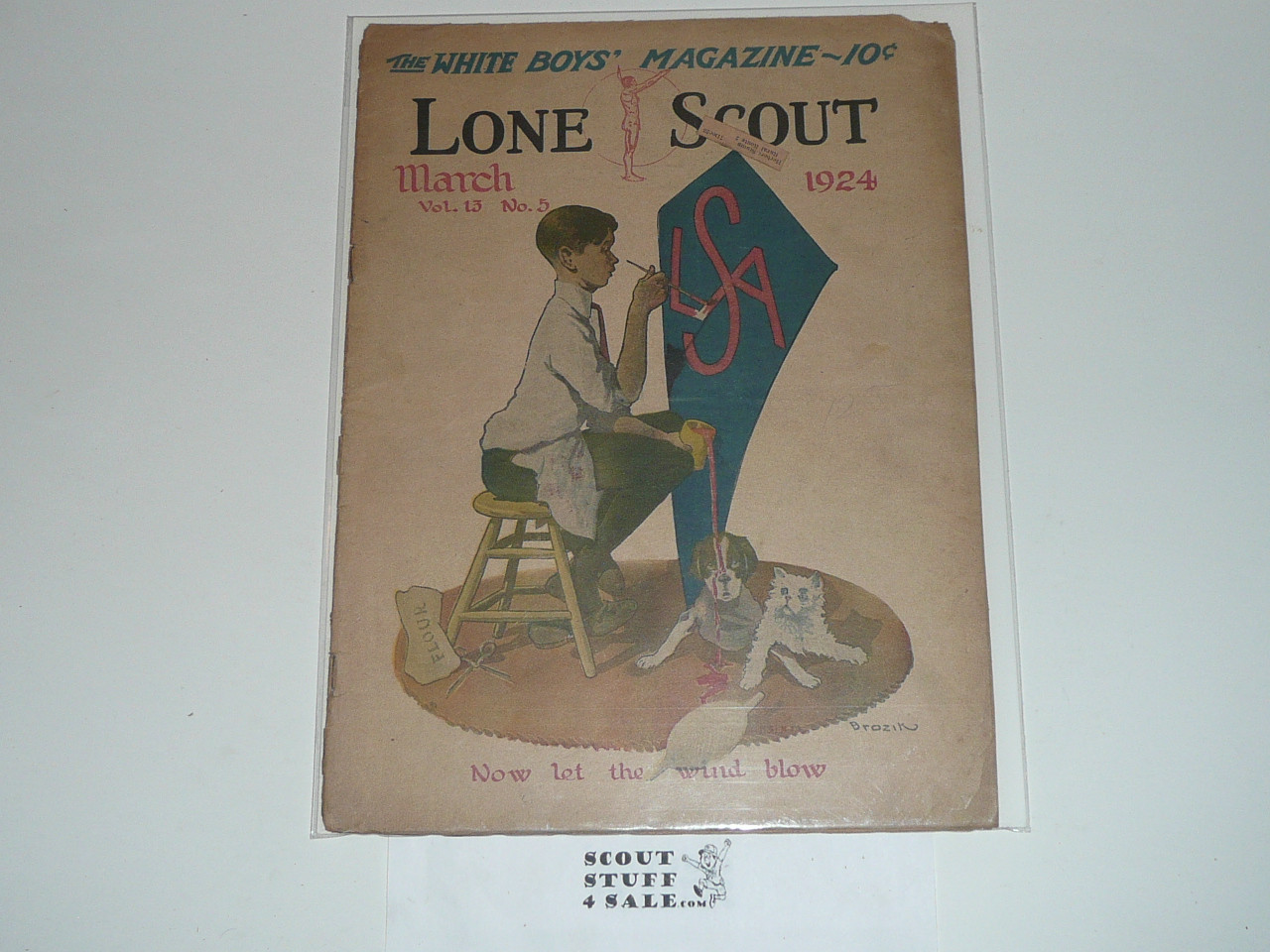 1924 Lone Scout Magazine, March, Vol 13 #5