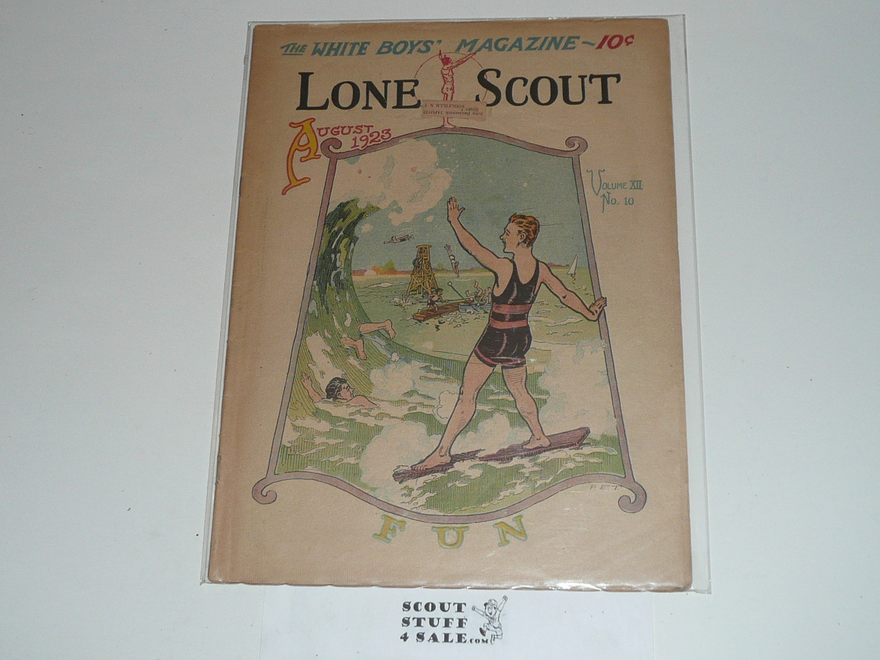 1923 Lone Scout Magazine, August, Vol 12 #10