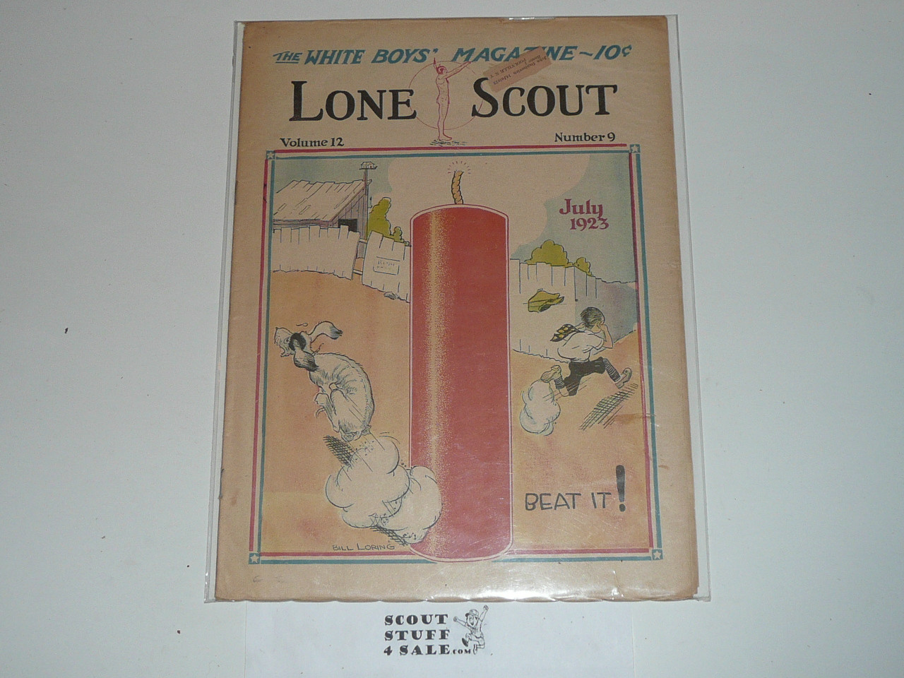 1923 Lone Scout Magazine, July, Vol 12 #9