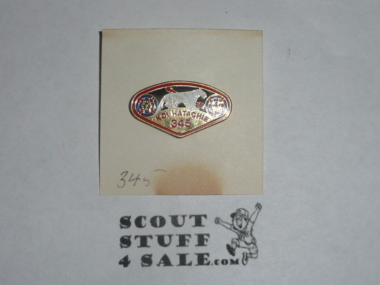 Koi Hatachie O.A. Lodge #345 Flap Pin - Scout