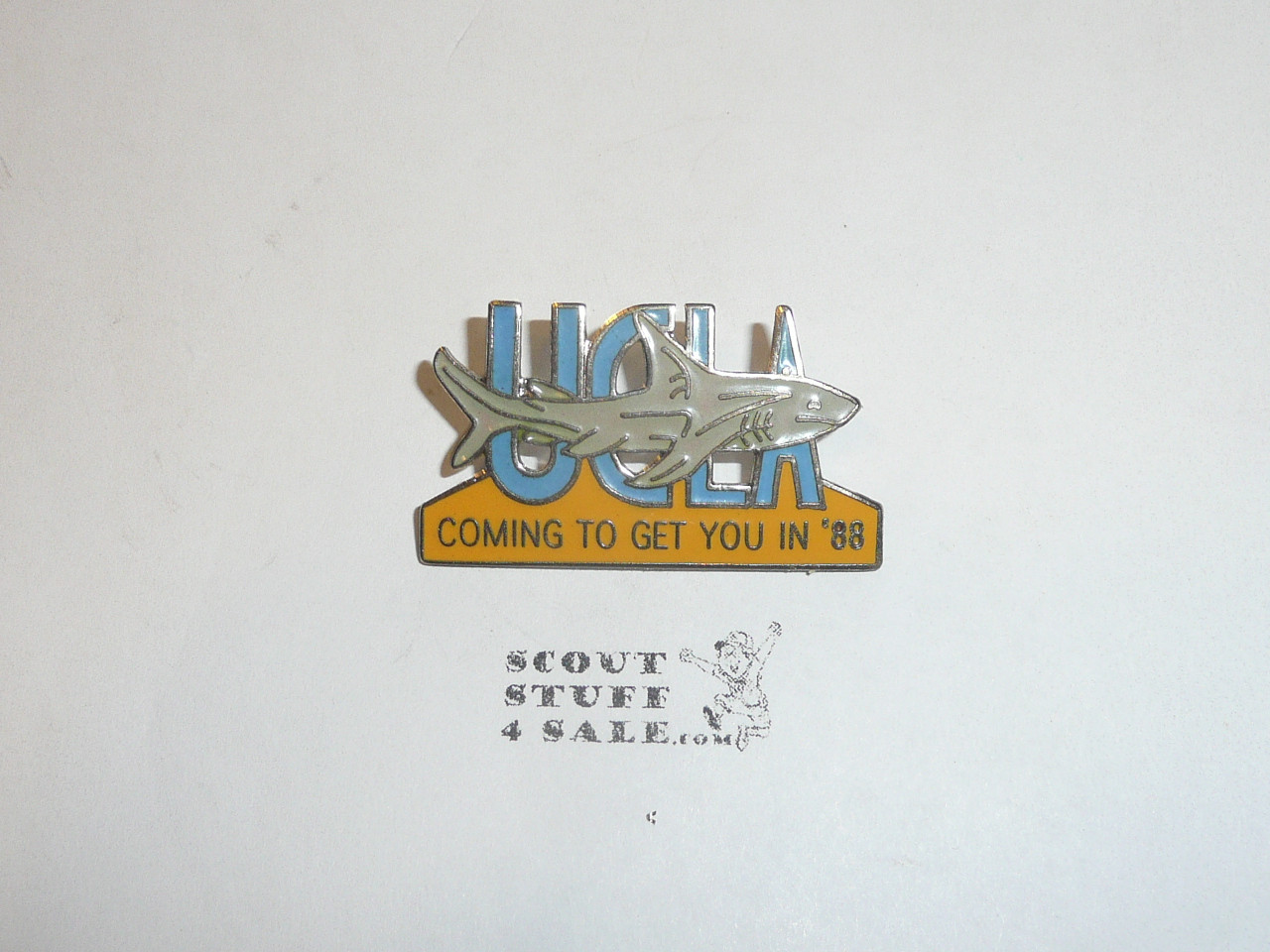 1988 NOAC Pin - Malibu Lodge Promo Pin trying to promote NOAC at UCLA