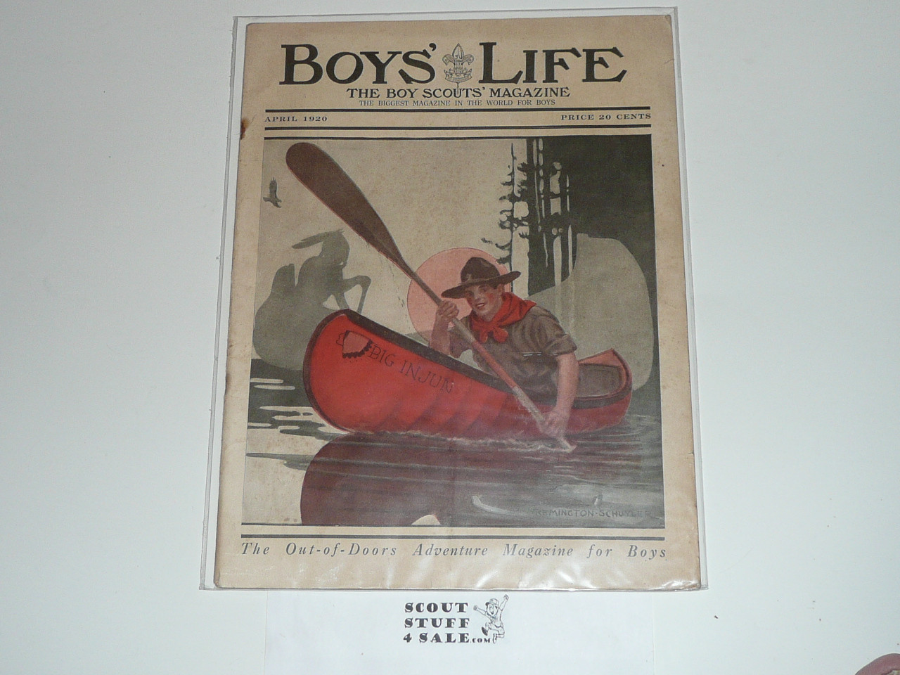 1920, April Boys' Life Magazine, Boy Scouts of America