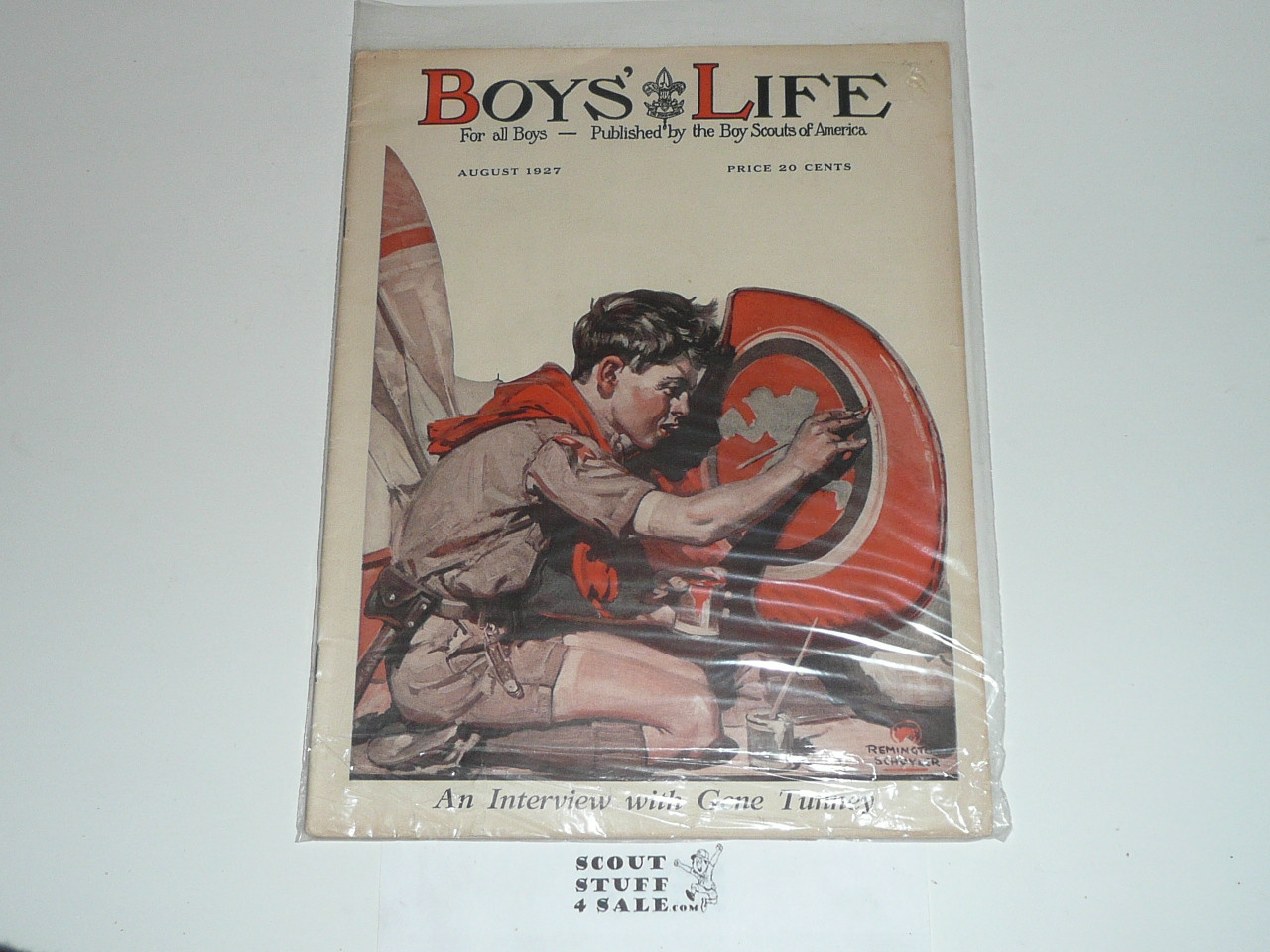 1927, August Boys' Life Magazine, Boy Scouts of America