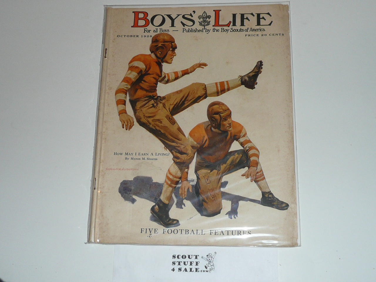 1928, October Boys' Life Magazine, Boy Scouts of America