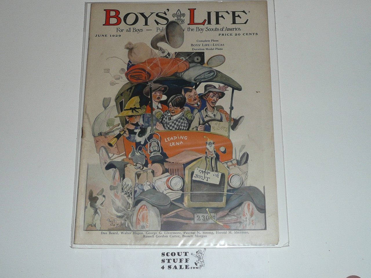 1929, June Boys' Life Magazine, Boy Scouts of America