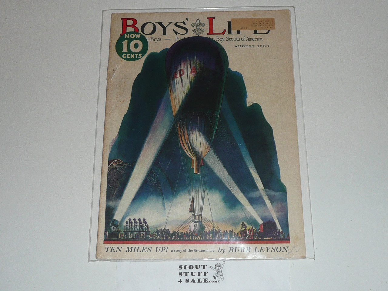 1933, August Boys' Life Magazine, Boy Scouts of America