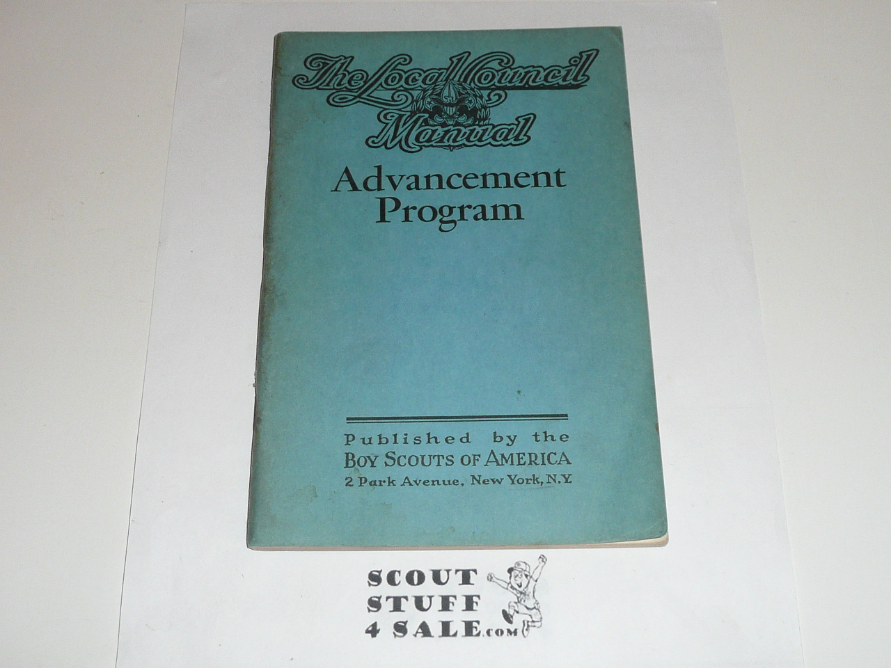 1940 Advancement Program, Local Council Manual Series, 2-40 printing
