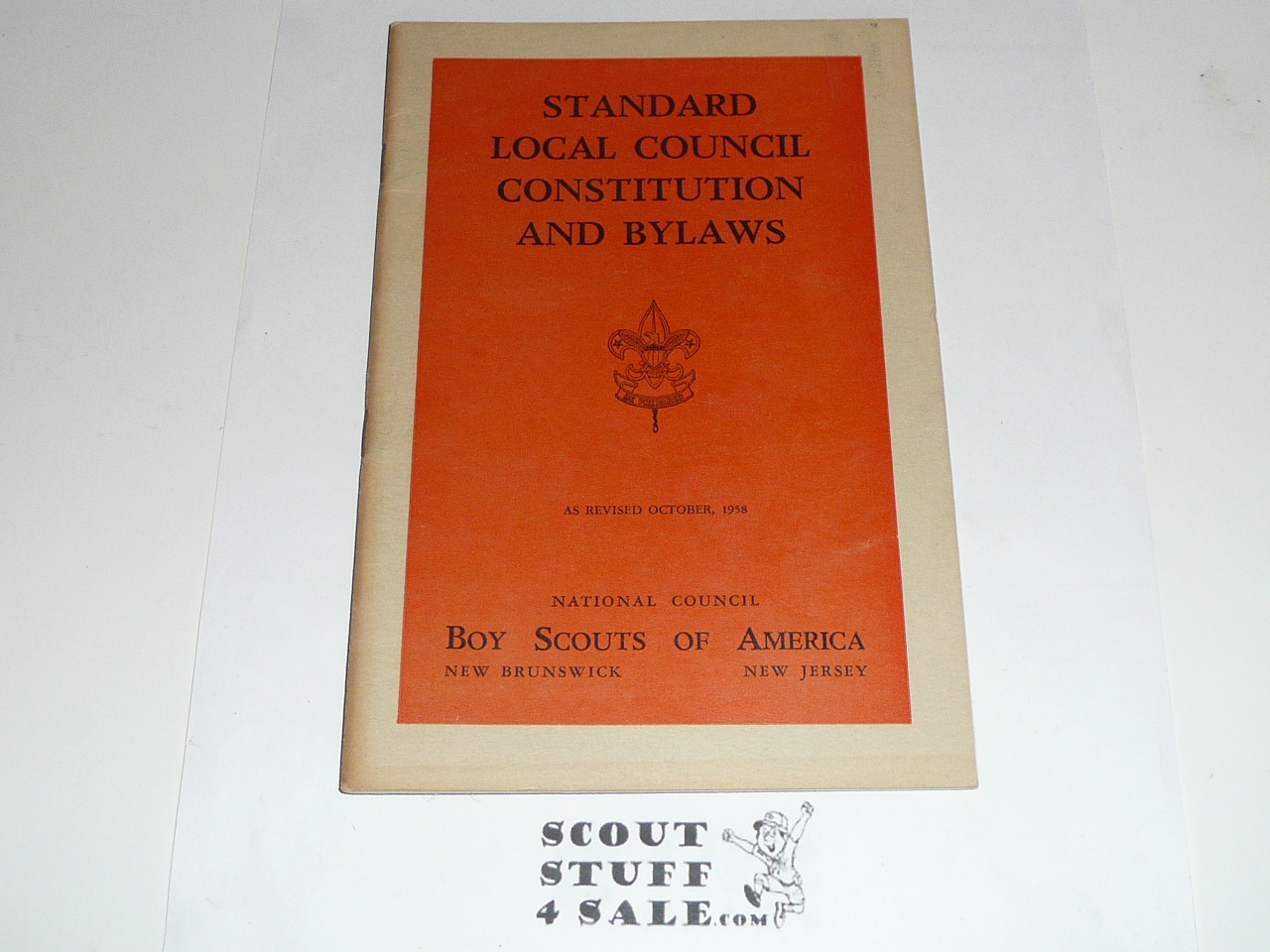 1958 Standard Local Council Constitution and Bylaws, 10-58 Printing