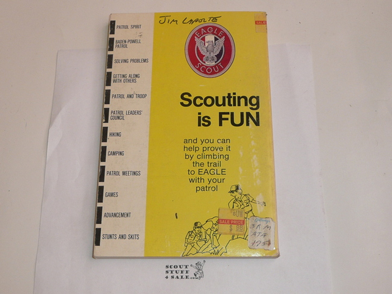 1982 Patrol Leaders Handbook, Fifth Edition, MINT Condition