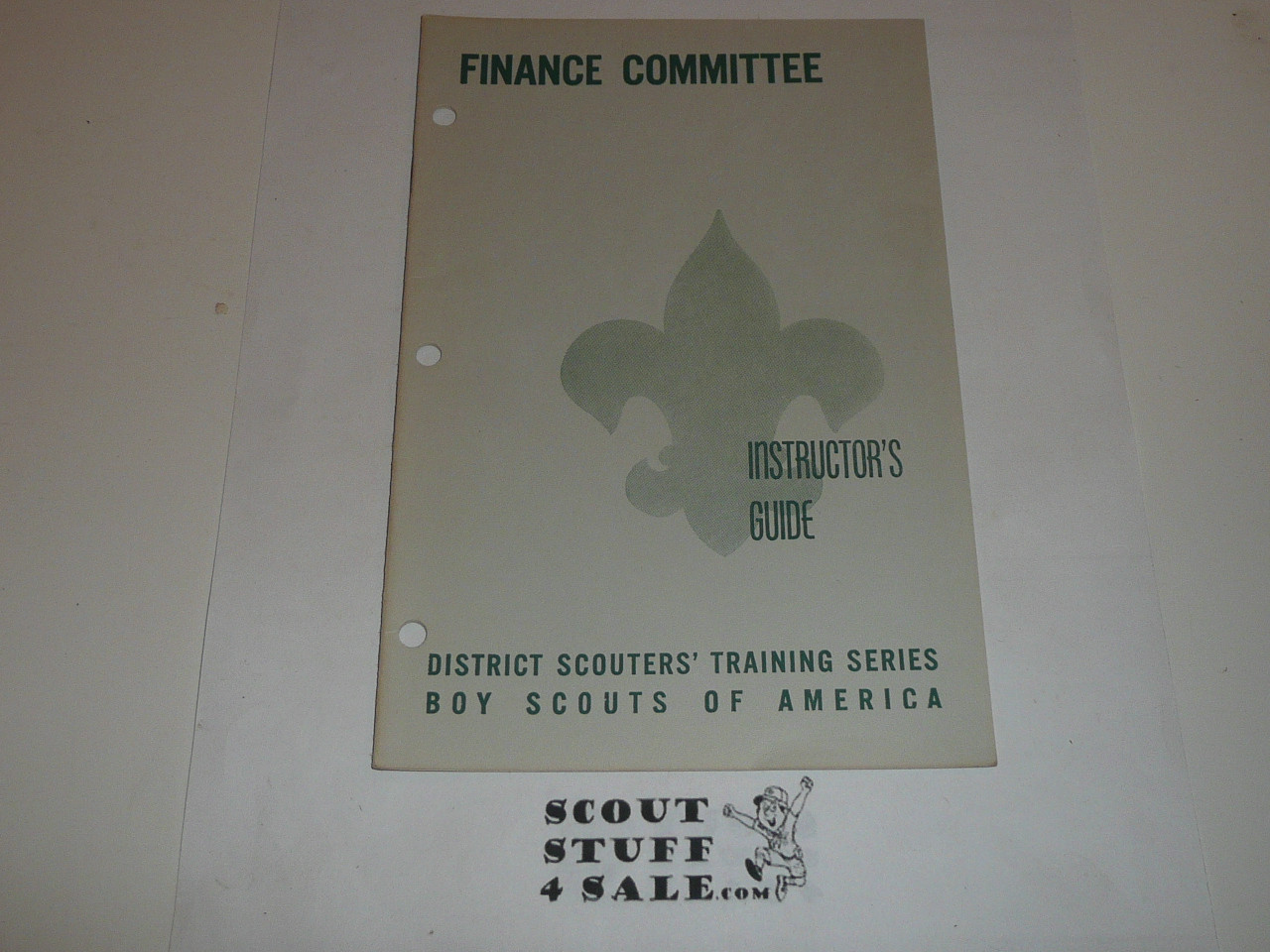 District Scouter's Training Series, Finance Committee Instructor's Guide, 8-57 printing