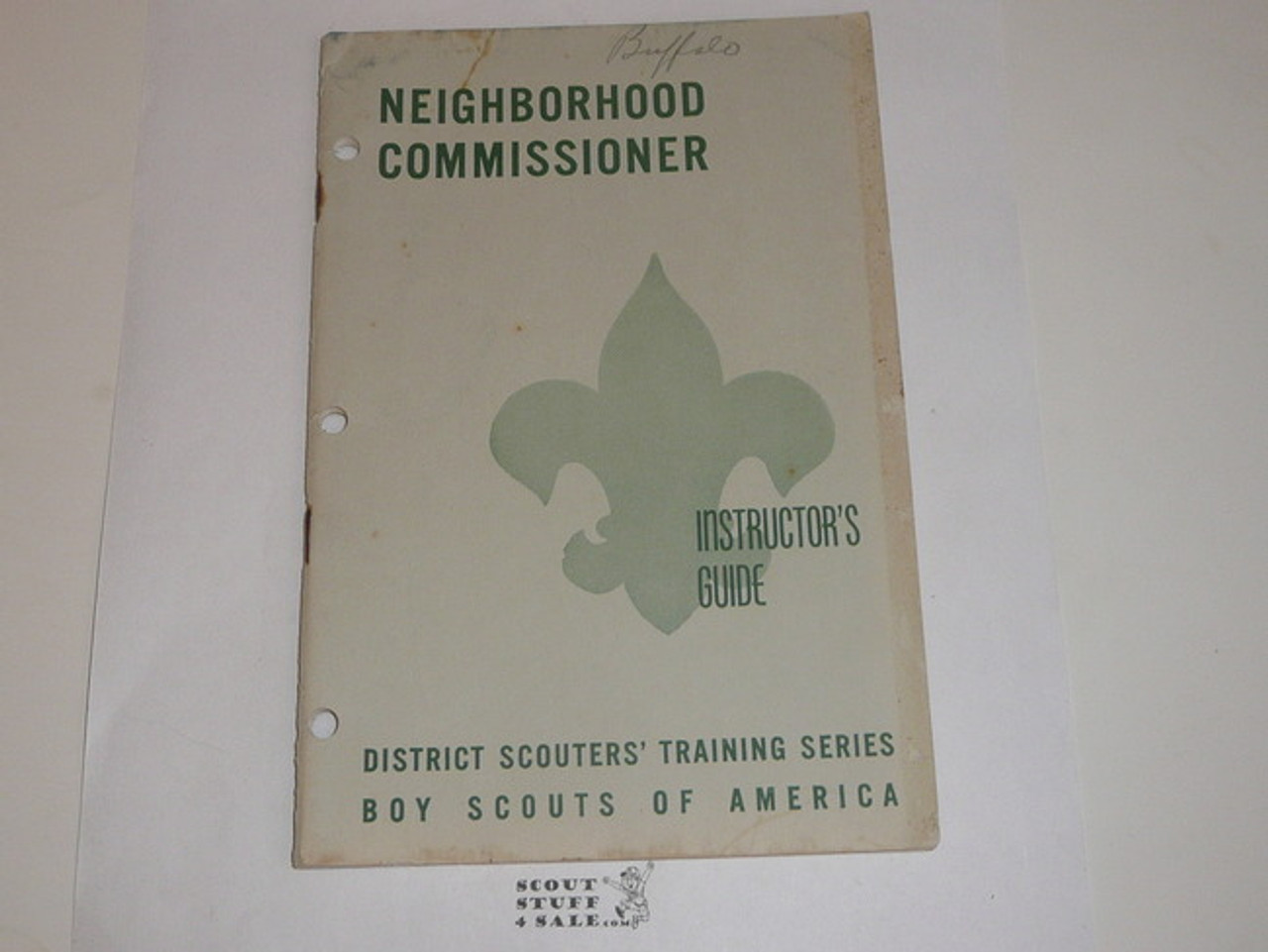 District Scouter's Training Series, Neighborhood Commissioner Instructor's Guide, 6-62 printing