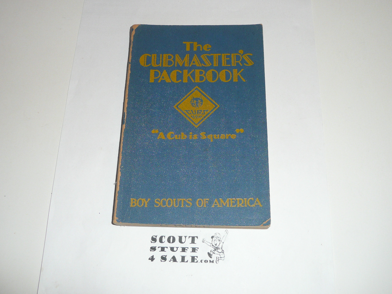 1937 Cubmaster's Packbook, Cub Scout, 3-37 4th Printing