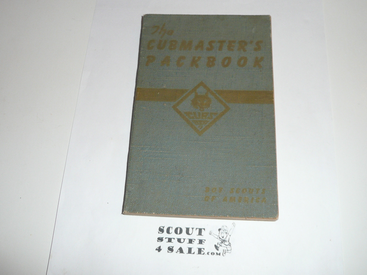 1944 Cubmaster's Packbook, Cub Scout, 4-44 Printing