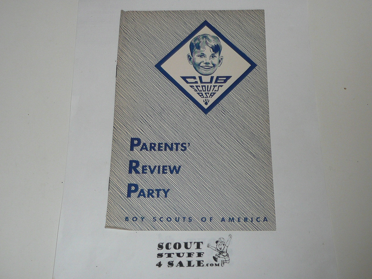 1958 Cub Scout Parent Review Party, 12-58 printing