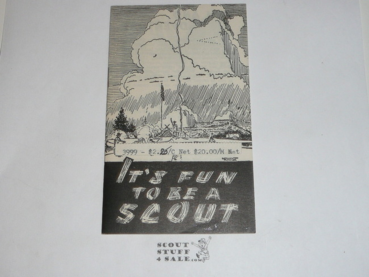1949 It's Fun to be a Scout, Boy Scout Promotional Brochure by National BSA Supply Division, 24 pages, 12-49 printing