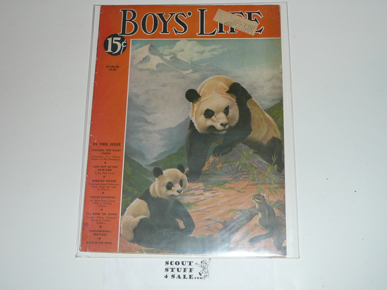 1940, March Boys' Life Magazine, Boy Scouts of America