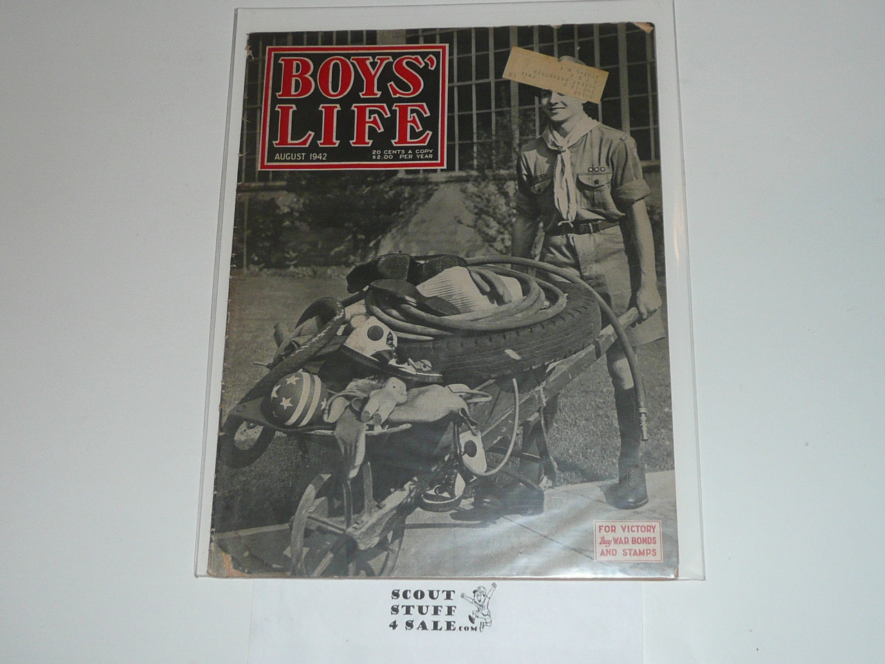 1942, August Boys' Life Magazine, Boy Scouts of America