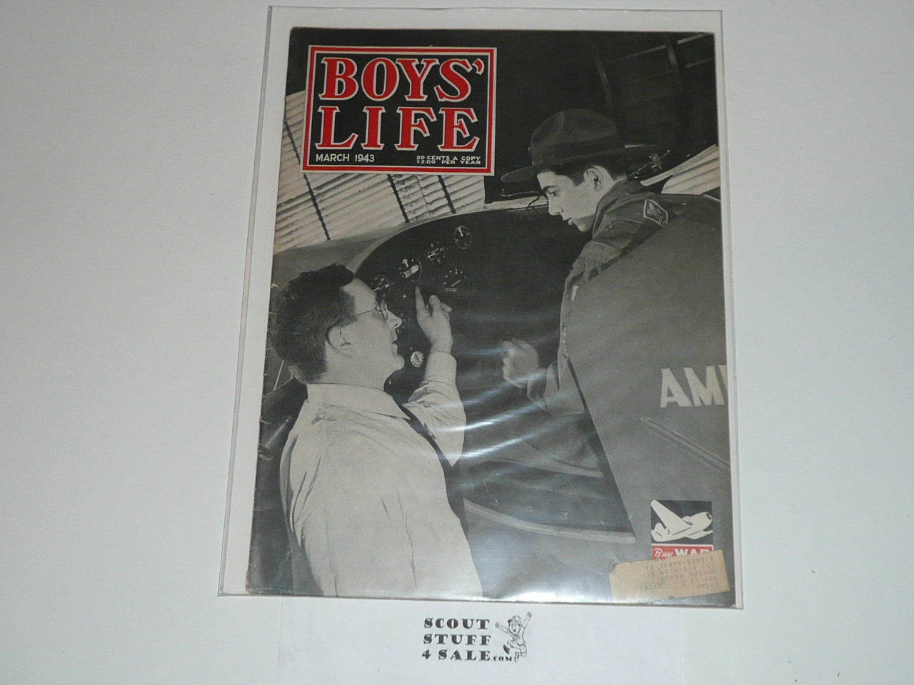 1943, March Boys' Life Magazine, Boy Scouts of America