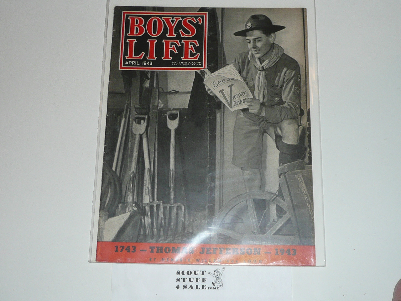 1943, April Boys' Life Magazine, Boy Scouts of America
