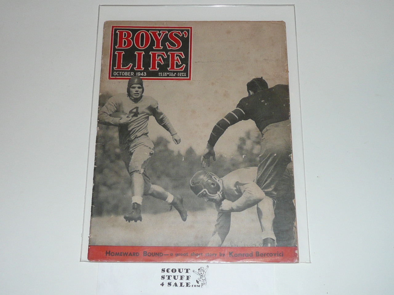 1943, October Boys' Life Magazine, Boy Scouts of America