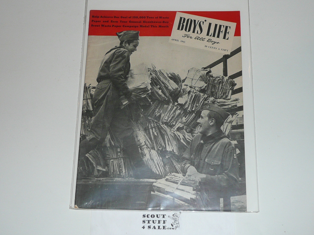 1945, April Boys' Life Magazine, Boy Scouts of America