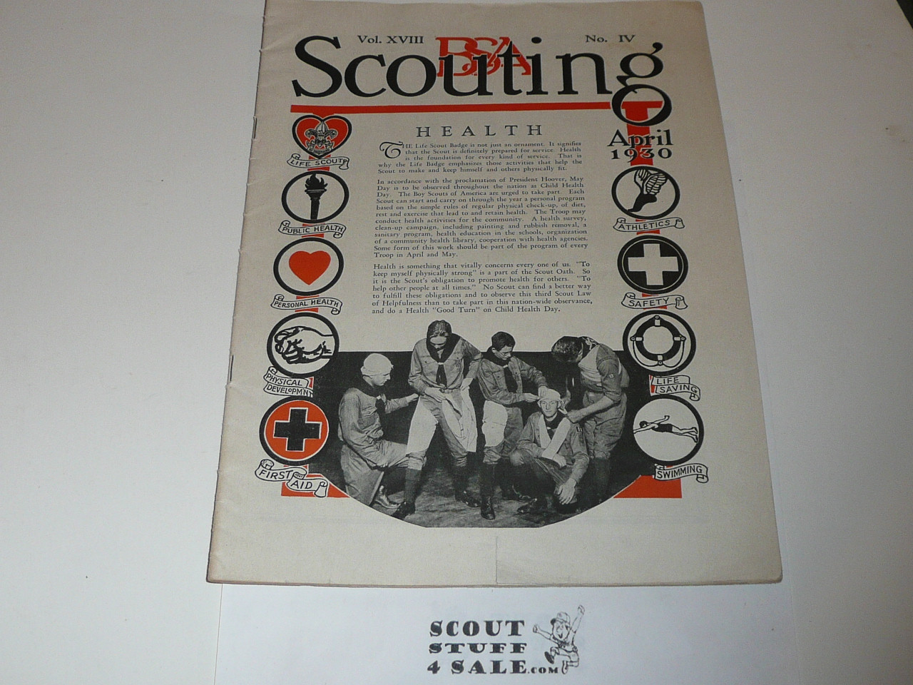 1930, April Scouting Magazine Vol 18 #4