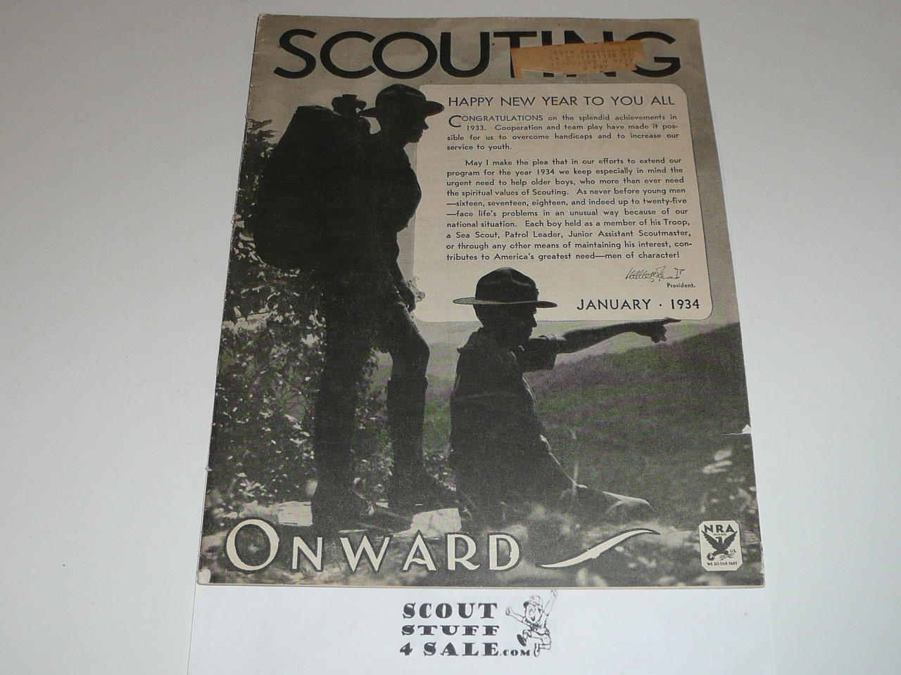 1934, January Scouting Magazine Vol 22 #1