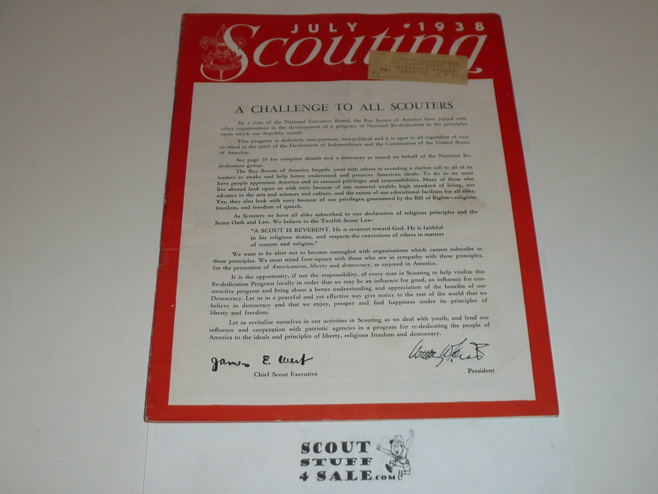 1938, July Scouting Magazine Vol 26 #7