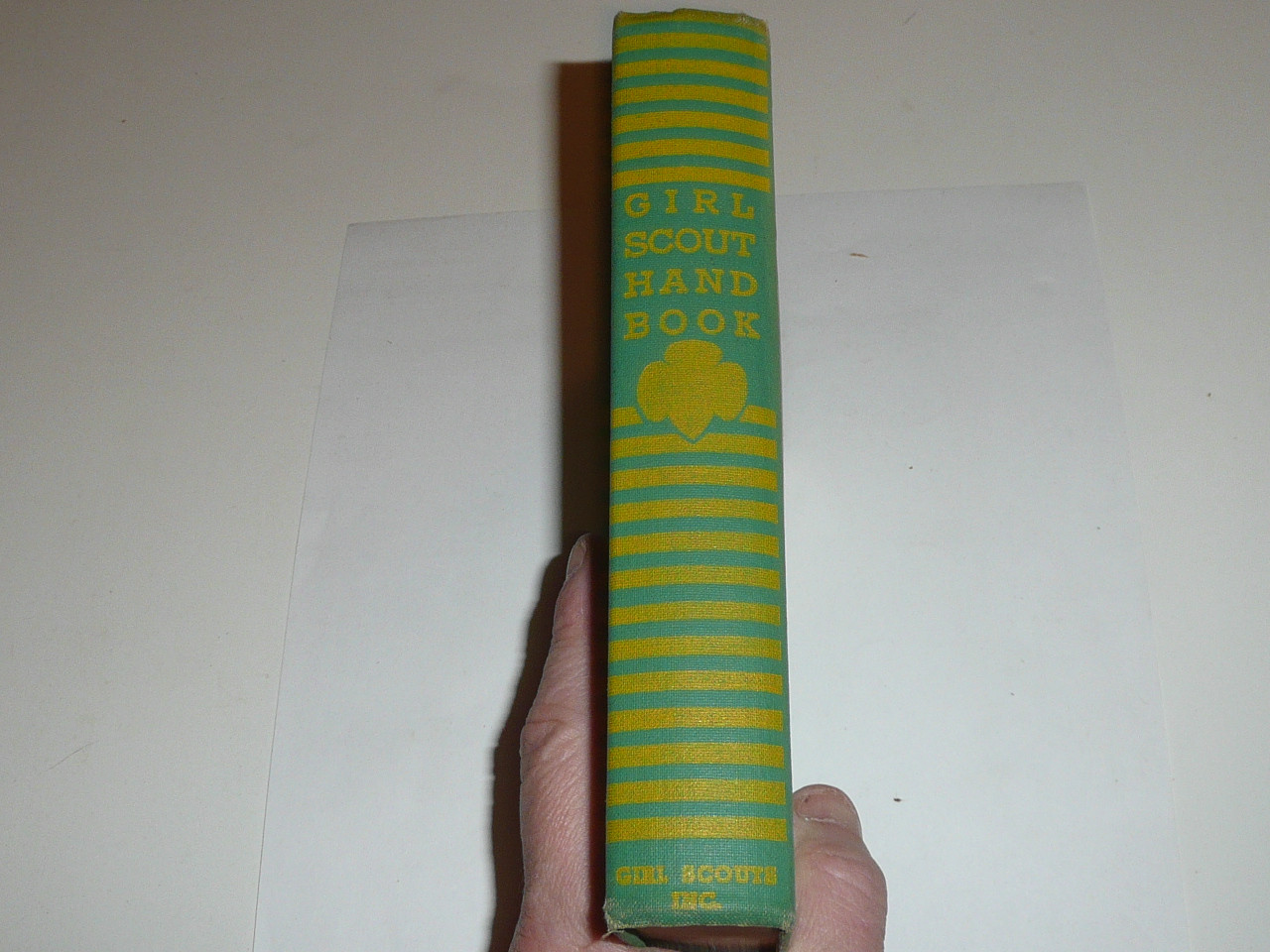 1944 Official Girl Scout Handbook, hardbound, 3-44 Printing, 6th printing, MINT