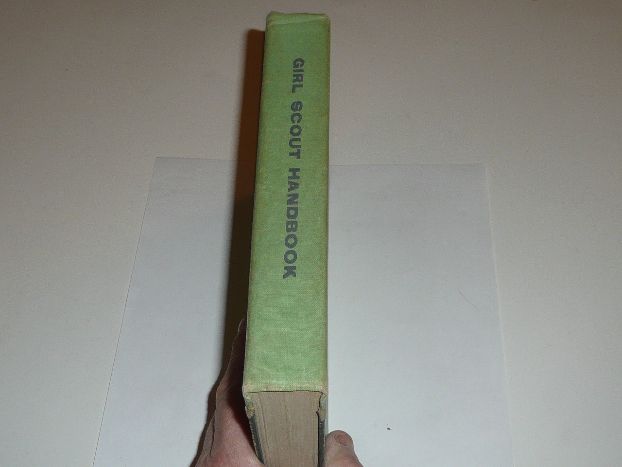 1958 Official Girl Scout Handbook, hardbound, 12-58 Printing, 2nd printing, lite wear