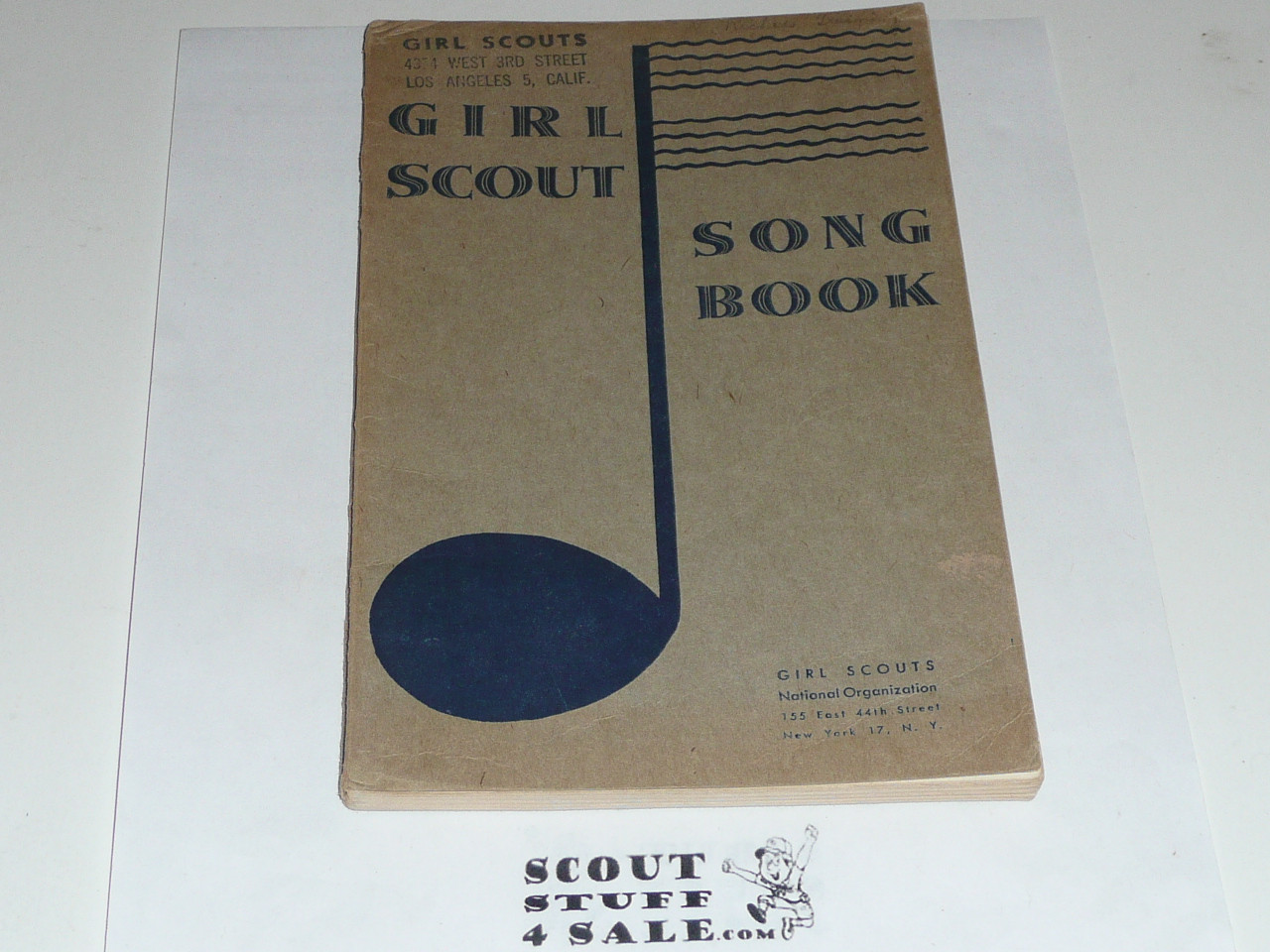 1929 Girl Scout Song Book