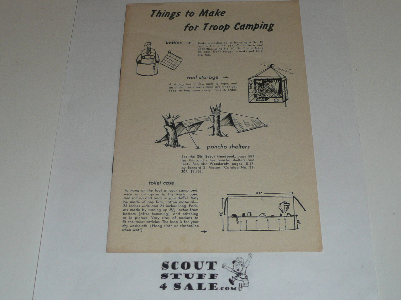 1944 Things to Make for Troop Camping, Girl Scouts of America