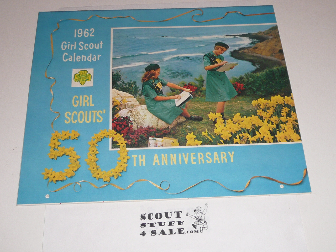 1962 Official Girl Scout Calendar, 50th Anniversary